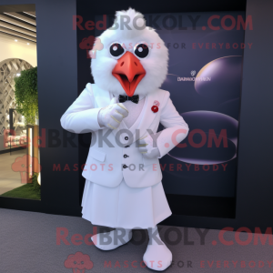 White Hens mascot costume...