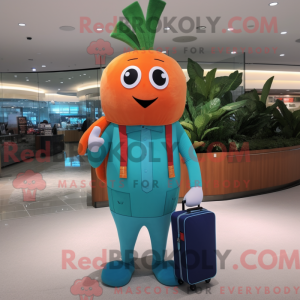 Turquoise Carrot mascot...