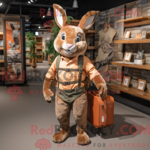 Rust Wild Rabbit maskot...