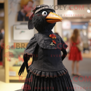 Blackbird mascot costume...