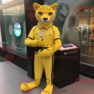 Personaggio mascotte Puma...