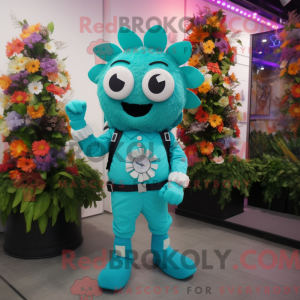 Costume mascotte de bouquet...
