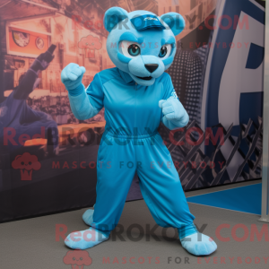 Maskotka Cyan Puma kostyme...