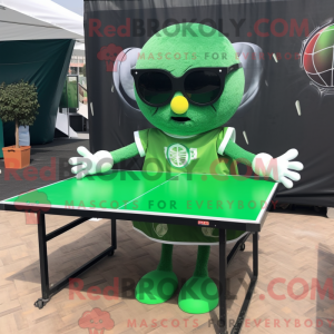 Green Ping Pong Table...