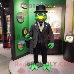 Green Blackbird mascot...