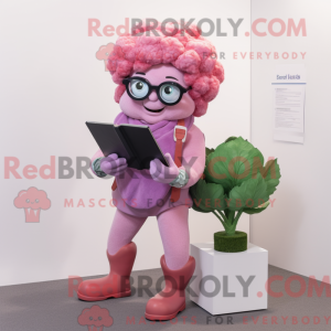 Maskottchenkostüm mit rosa...