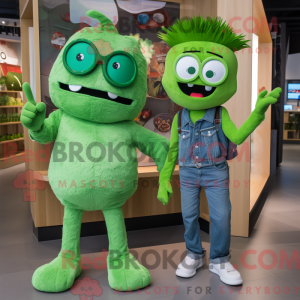 Grøn Momentum maskot...