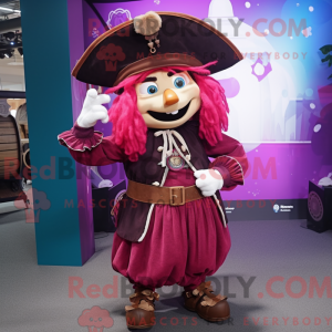 Magenta Pirate mascot...