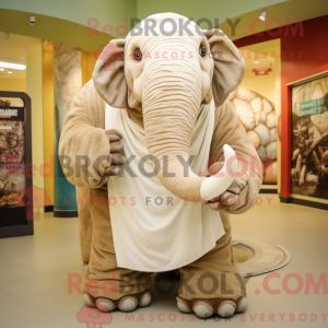 Disfraz de mascota mamut...