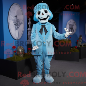 Sky Blue Graveyard mascot...