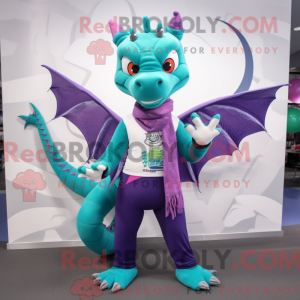 Dragemaskotdraktfigur kledd...