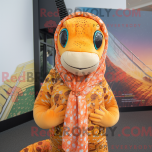 Orange Python mascot...