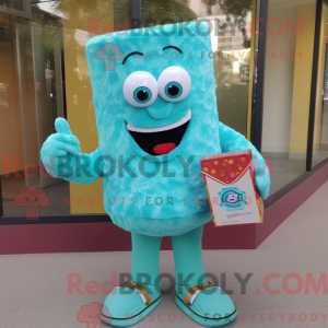Turquoise Candy Box mascot...