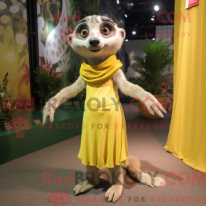 Olive Meerkat mascot...