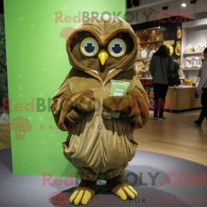Olive Owl-mascottekostuum...