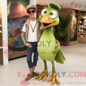 Olive Archeopteryx mascot...