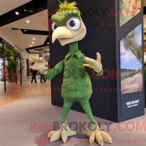 Olive Archeopteryx mascot...