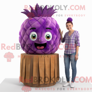 Purple Pineapple mascot...