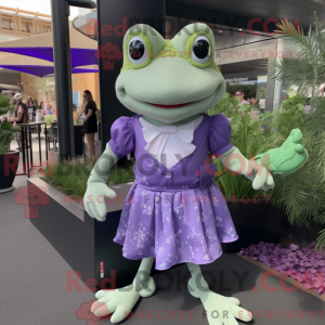 Lavender Frog mascot...