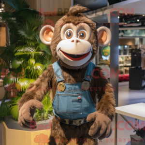 Brown Monkey mascot costume...