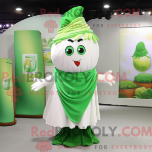 Groene ui mascotte kostuum...