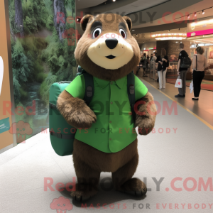 Forest Green Marmot mascot...