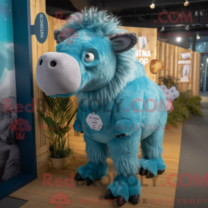 Cyan Woolly Rhinoceros...