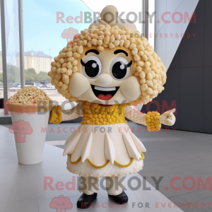 Cream Pop Corn mascot...