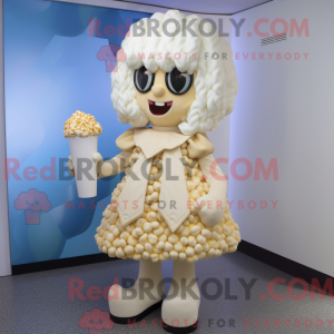Cream Pop Corn mascot...