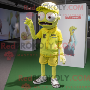 Citrongul Zombie maskot...