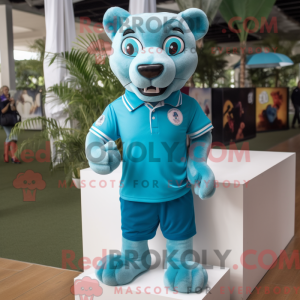 Disfraz de mascota Cyan...