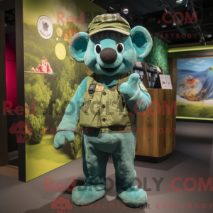 Türkises Green Beret...