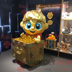 Maskottchenkostüm Goldene...