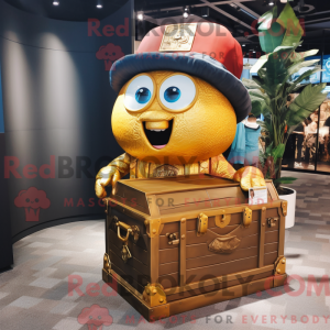 Figura de máscara de baú de...
