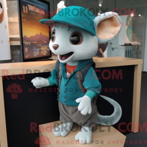 Teal Dormouse mascot...