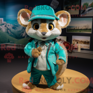 Teal Dormouse mascot...