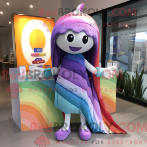 Lavender Rainbow mascot...