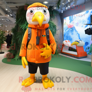 Orange Toucan mascot...