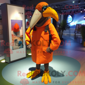 Orange Toucan mascot...