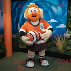 Tan Clown Fish maskot...