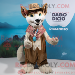 Dingo-maskotdraktfigur...