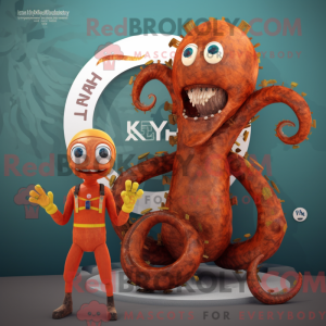 Rust Hydra mascottekostuum...