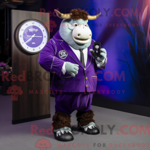 Disfraz de mascota Purple...