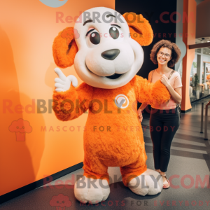 Oransje sau maskot drakt...