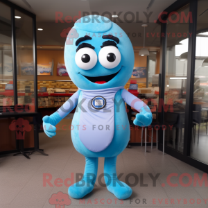 Postava maskota Sky Blue...