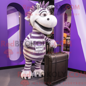 Lavender Zebra mascot...