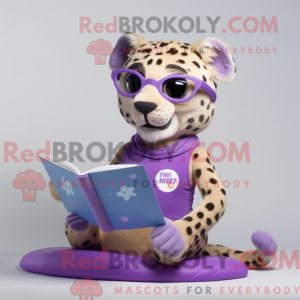 Lavender Cheetah mascot...