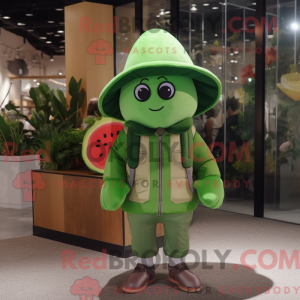 Oliven vannmelon maskot...