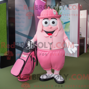 Rosa Golf Bag maskot...