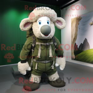 Personaggio mascotte pecora...